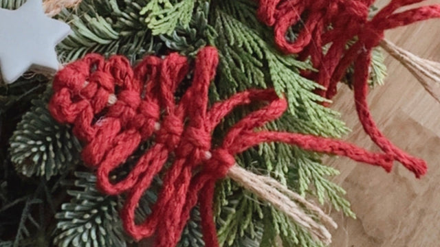 Makramee Tannenbäumchen