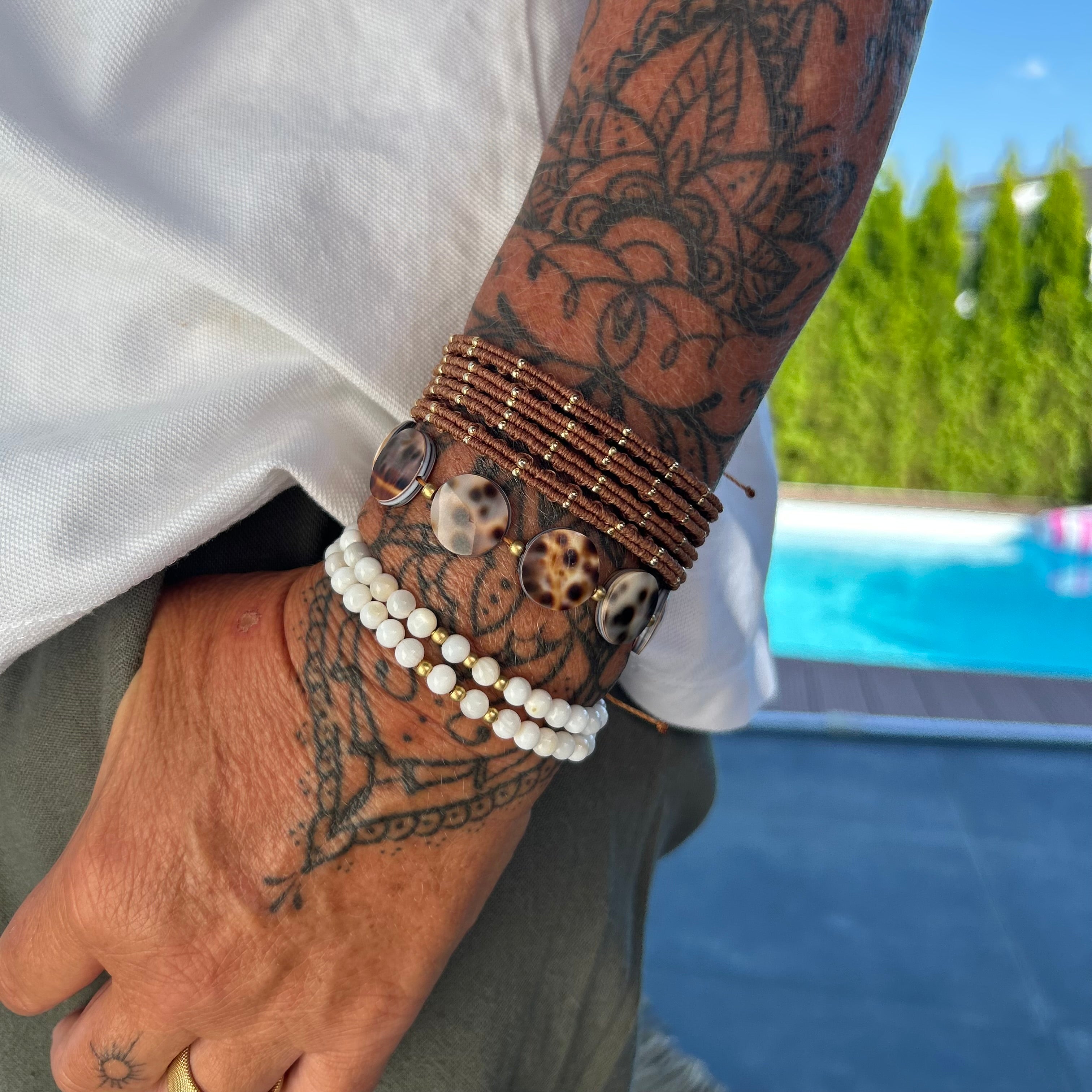 Sommer-Feeling fürs Handgelenk - Muschelarmband