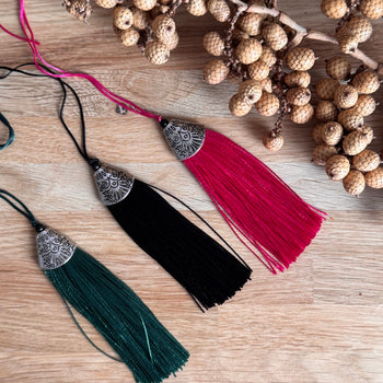 Seidig glänzendes Tassel/Quastengarn 0,3 mm