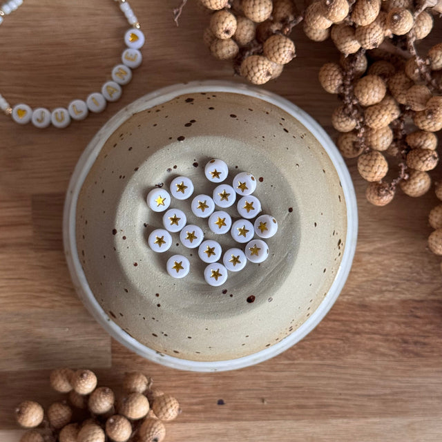 Acryl Buchstaben Perlen