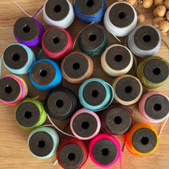 Ungewachstes Polyester Garn