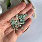 5 x Star Amazonite Turquoise - a beautiful highlight for your jewelry creations | 6 mm (0.7 mm hole)
