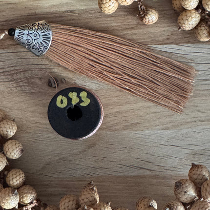 60 m x 0.3 mm Brown (083) | Tassel/Quast Yarn | DIY Jewelry Making