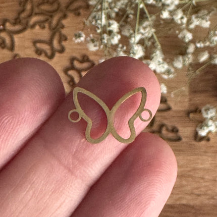 1 x Butterfly Connector | For Micromacrame, Jewelry, Bracelets &amp; DIYs
