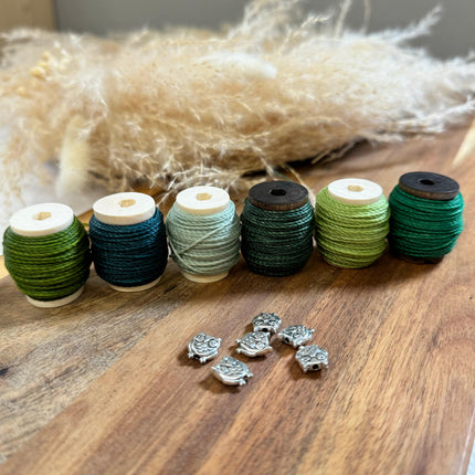 DIY Knotting Box Micro Macrame Starter Set - your organized start to knotting