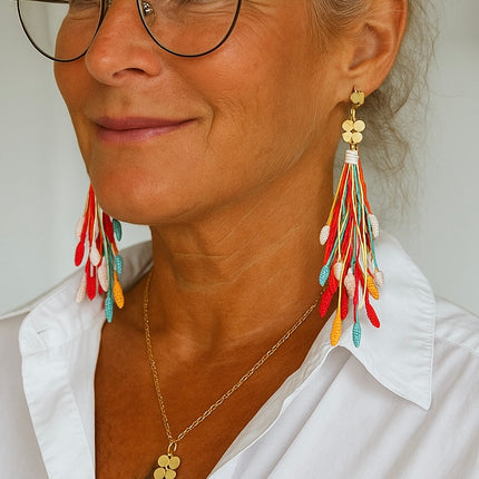 1 x Delicate Pink (Salmon) Jewelry Cord in Silk Look | ø 1.2 mm x 10 m | For Micromacrame, Jewelry &amp; DIYs