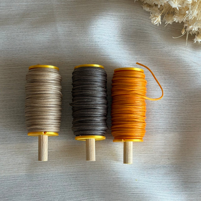 Urban Autumn – CT Point Farbset |  geflochtenes & gewachstes  Polyestergarn 1 mm | CT Point®| Mikromakramee Schmuckgarn