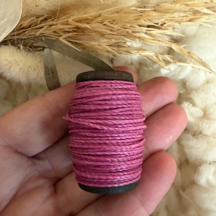 Light Orchid (903) | Linhasita® gewachstes Polyestergarn 1 mm | Verschiedene Längen | Für Schmuck