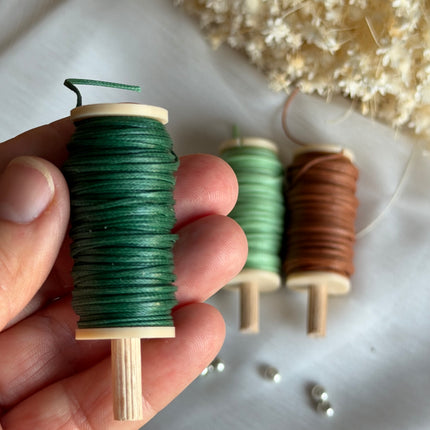 Forest Walk – CT Point Farbset |  geflochtenes & gewachstes  Polyestergarn 1 mm | CT Point®| Mikromakramee Schmuckgarn (Kopie)