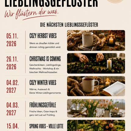 Nagolder Lieblingsgeflüster – dein Abend für Austausch, Begegnung & neue Lieblingsmomente