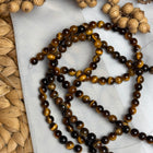 10 x Tigerauge 6 mm | echte Edelsteinperlen - Makramee, Mikromakramee & DIY Schmuck