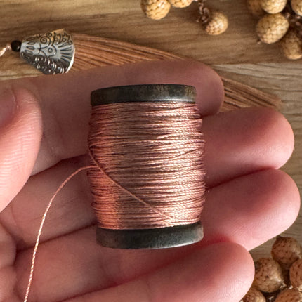 60 m x 0.3 mm Brown (083) | Tassel/Quast Yarn | DIY Jewelry Making