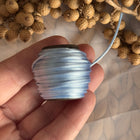 1 x Hellbau Schmuck Kordel in Seidenoptik  | ø 1,2 mm x 10 m | Für Mikromakramee, Schmuck & DIY‘s