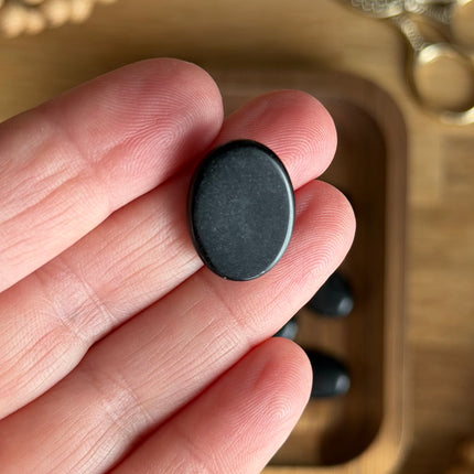 1 x Cabochon - Onyx -  2 x 1,4 cm |  Makramee, Mikromakramee & DIY Schmuck