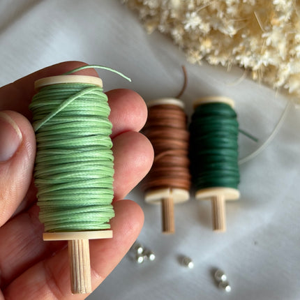Forest Walk – CT Point Farbset |  geflochtenes & gewachstes  Polyestergarn 1 mm | CT Point®| Mikromakramee Schmuckgarn (Kopie)