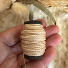 Sand (924) | Linhasita® gewachstes Polyestergarn 0,75 mm & 1 mm | Verschiedene Längen | Für Schmuck