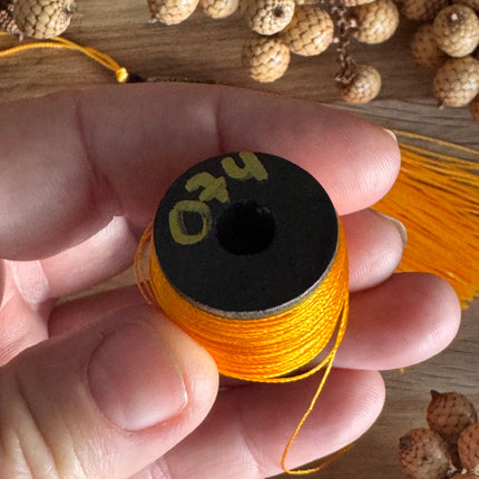 60 m x 0.3 mm Sunny Yellow (074) | Tassel/Quast Yarn | DIY Jewelry Making