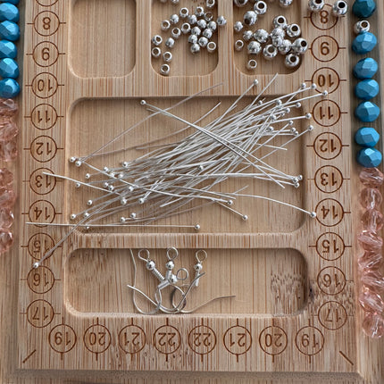 10 x Kugelkopfstiften 925 Sterling Silber Anlaufgeschützt 50mm | Für Mikromakramee, Schmuck & DIY‘s