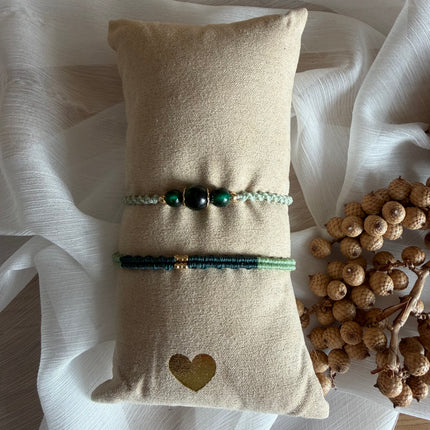 1 x Schmuckkissen ♥ Natural  Beige -  Armbänder Schmuckdisplay Kissen Samt I brightstars
