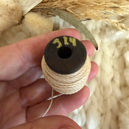 Sand (924) | Linhasita® gewachstes Polyestergarn 0,75 mm & 1 mm | Verschiedene Längen | Für Schmuck