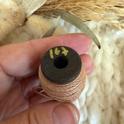 Cinnamon (167) | Linhasita® waxed polyester thread 1 mm | Various lengths | For jewelry making