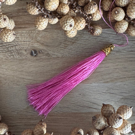 60 m x 0.3 mm Berry Red (072) | Tassel/Quast Yarn | DIY Jewelry Making