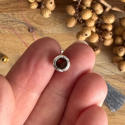 2 x Tassel End Caps Silver for DIY Jewelry