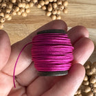 1 x 10 m Orchidee  (065) | Ungewachstes Polyestergarn 1 mm für Mikro Makramee | Schmuckherstellung DIY