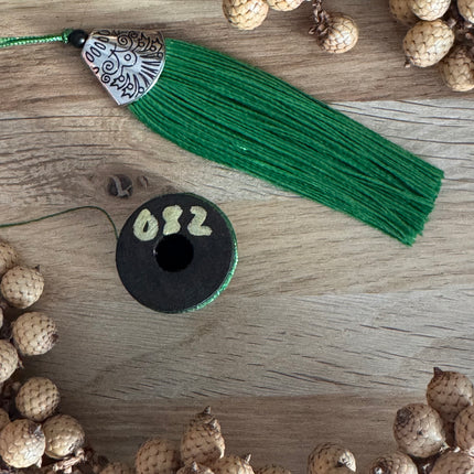 60 m x 0.3 mm Fir Green (082) | Tassel/Quast Yarn | DIY Jewelry Making