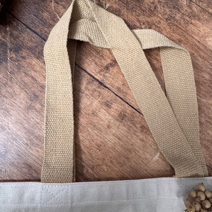 Bag 46 x 35 x 14 cm made of jute / cotton canvas - Natural Westford Mil