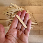 Circa 100 x kleine Eisstäbchen zum Basteln (5.5x0.8 cm)