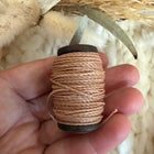 Cinnamon (167) | Linhasita® waxed polyester thread 1 mm | Various lengths | For jewelry making