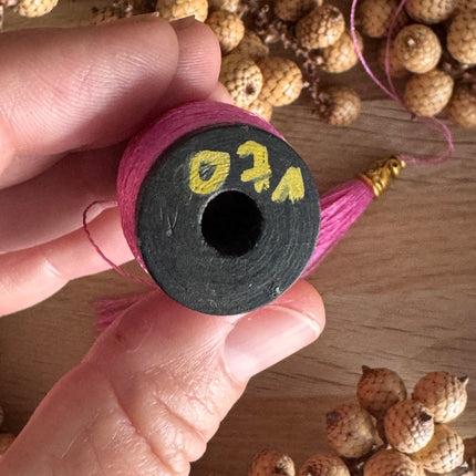 60 m x 0.3 mm Pink (071) | Tassel/Quast Yarn | DIY Jewelry Making