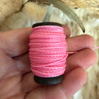 Pink (915) | Linhasita® gewachstes Polyestergarn 0,75 & 1 mm | Verschiedene Längen | Für Schmuck