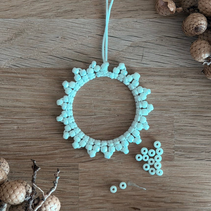 1 x Runder Ring Gold (3,2 cm) – vielseitig für DIY Schmuck & Mikromakramee