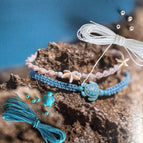 Buch inkl. Garn & Perlen für 2 Armbänder