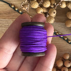 1 x 10 m Purple (038) | Ungewachstes Polyestergarn 1 mm für Mikro Makramee | Schmuckherstellung DIY (Kopie)