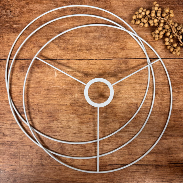 Lampenschirm 30 cm für Makramee DIY Projekte