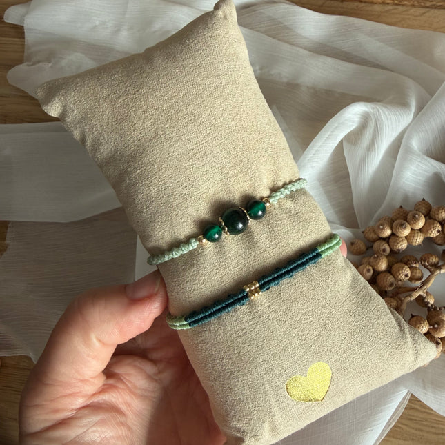 1 x Schmuckkissen ♥ Natural  Beige -  Armbänder Schmuckdisplay Kissen Samt I brightstars