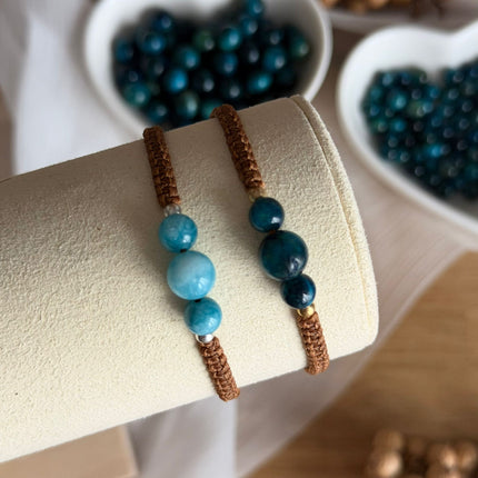 10 x 6 mm Tigerauge blau - kraftvolle Perlen | Für Mikromakramee, Schmuck & DIY‘s