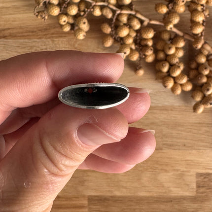 1 x Silver Modern Tassel End Cap for DIY Jewelry