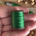 60 m x 0.3 mm Fir Green (082) | Tassel/Quast Yarn | DIY Jewelry Making