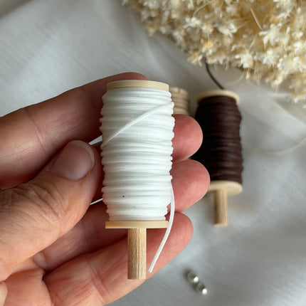 Natural Soul – CT Point Farbset |  geflochtenes & gewachstes  Polyestergarn 1 mm | CT Point®| Mikromakramee Schmuckgarn