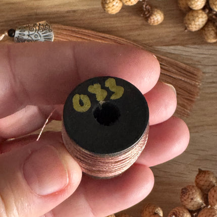 60 m x 0.3 mm Brown (083) | Tassel/Quast Yarn | DIY Jewelry Making