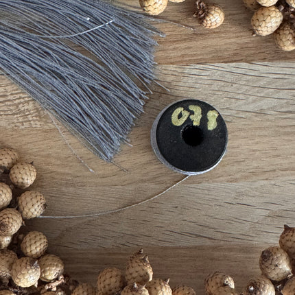 60 m x 0.3 mm silver (078) | Tassel/Quast yarn | DIY jewelry making