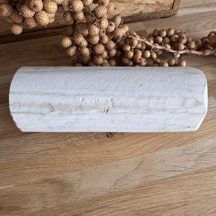 Schmuckhalter / Holzaussteller für Armbänder - Birke mit weißer Lasur