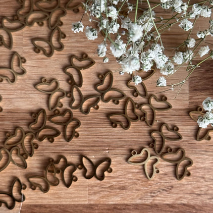 1 x Butterfly Connector | For Micromacrame, Jewelry, Bracelets &amp; DIYs