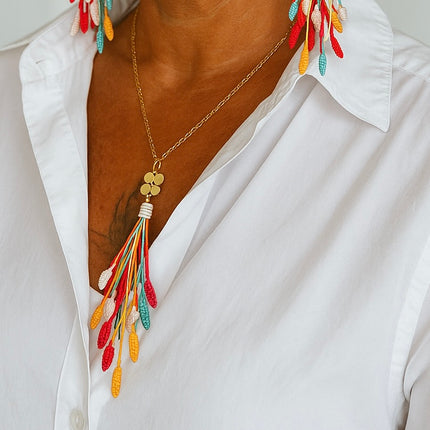 1 x Delicate Pink (Salmon) Jewelry Cord in Silk Look | ø 1.2 mm x 10 m | For Micromacrame, Jewelry &amp; DIYs