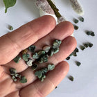 5 x Herz afrikanischer Türkis - ein wunderschönes Highlight für deine Schmuckkreationen | 6 mm (Bohrung 0,7 mm)