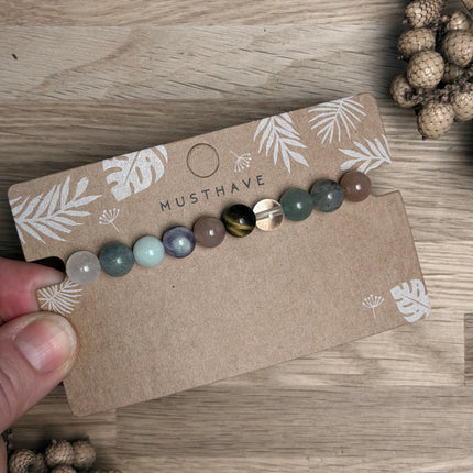 5 x Schmuckkarte "MUST HAVE" Blätter für deine DIY Schmuck Kreationen